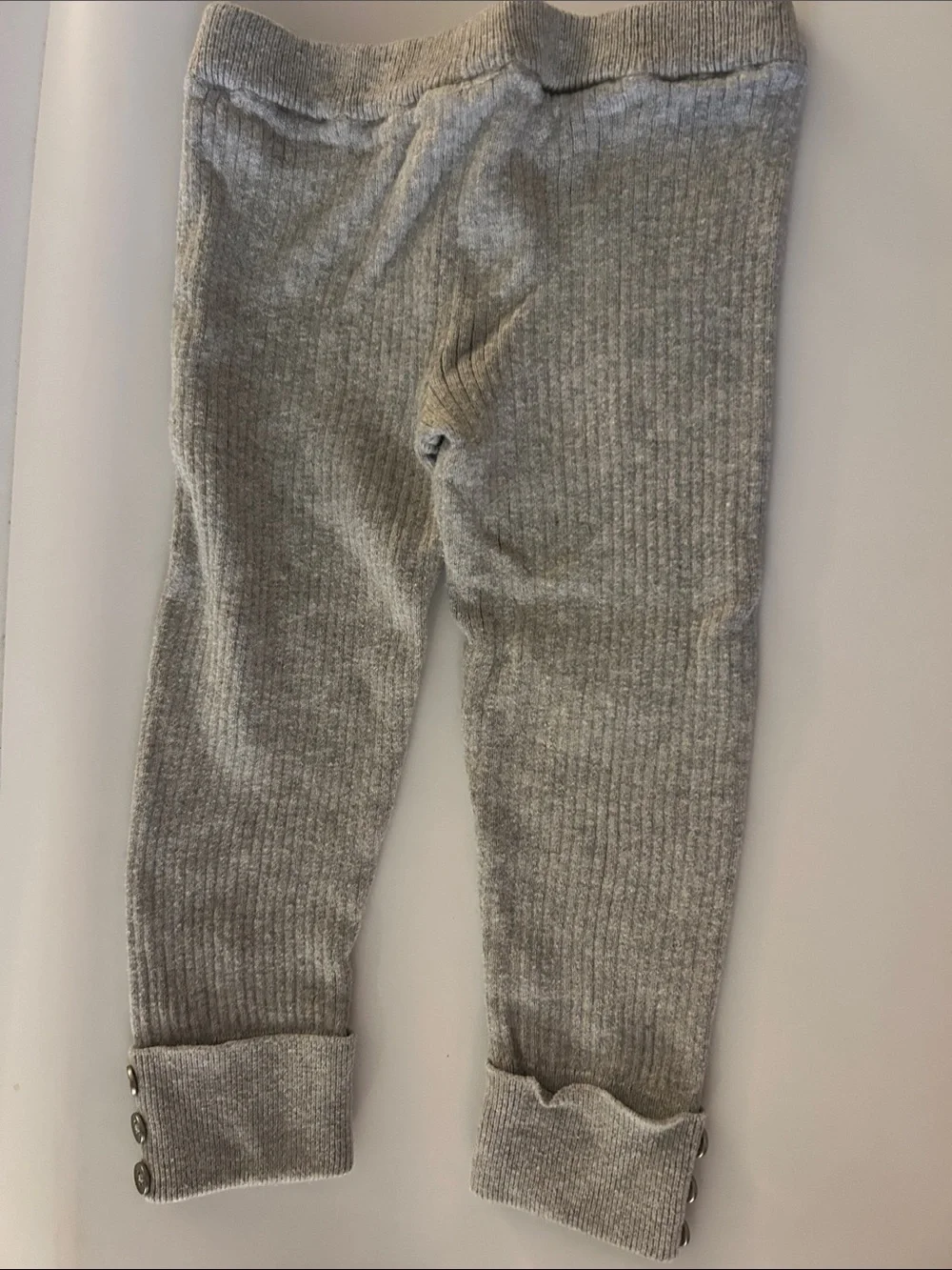 Carter's Hot Pink Fleece Heart Sweatshirt and Gray Knit Leggings